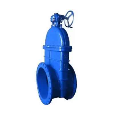 Задвижка чугун 30ч539р аналог МЗВ обрезиненный клин c гайкой Ду 800 Ру10/16 Тмакс=120C фл с редуктором В Глазове