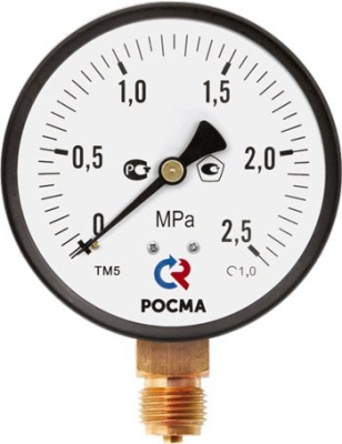 Манометр, Тип ТМ серия 10, общетехнический, с повышенным классом точности, Росма В Глазове